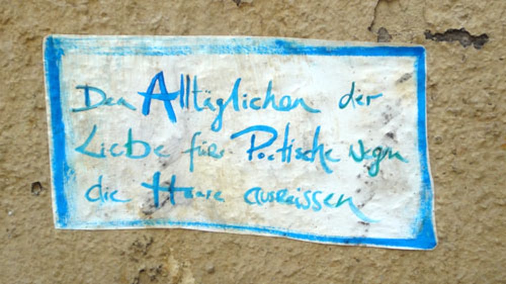 Alltag und Poetik, gesehen an der Sebnitzer Straße Alltag und Poetik, gesehen an der Sebnitzer Straße