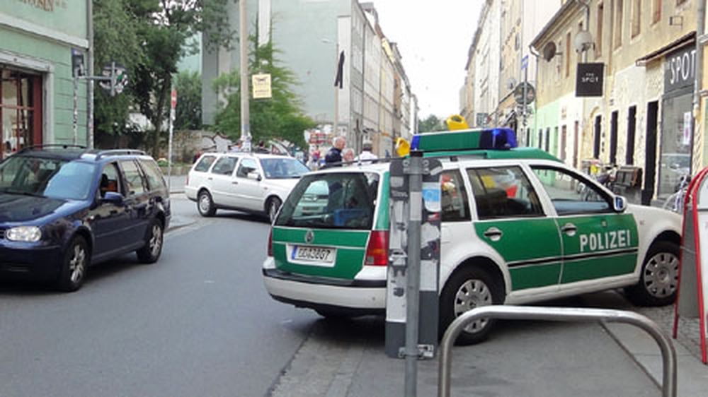 Böser Unfall auf der Alaunstraße Böser Unfall auf der Alaunstraße